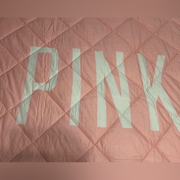 NEW VS PINK FLORAL DORM REVERSIBLE COMFORTER TWIN - Picture 6 of 9